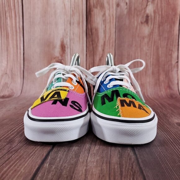 Vans MoMA Womens 6.5 Mens 5 Museum Of Modern Art Embroidered Shoes Sneakers - Picture 5 of 14